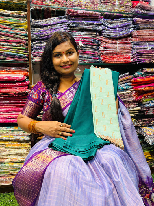 Chinnon sarees with designer blouse
