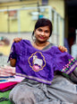 Raw Silk Zardosi Free size Blouse
