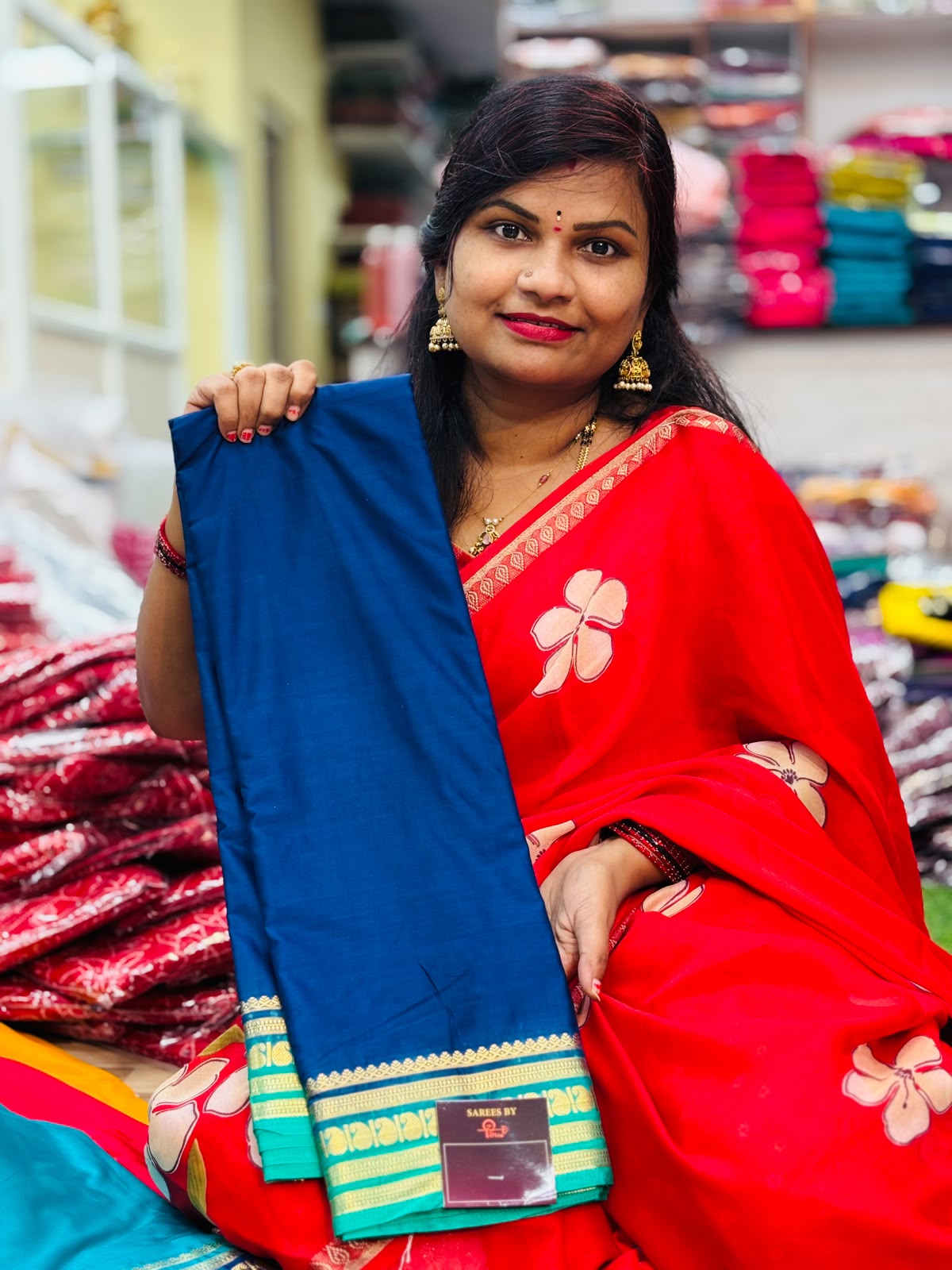 Semi Mysore crepe sarees