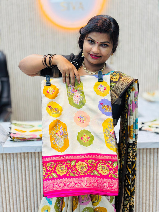 Mashmellow Georgette Saree