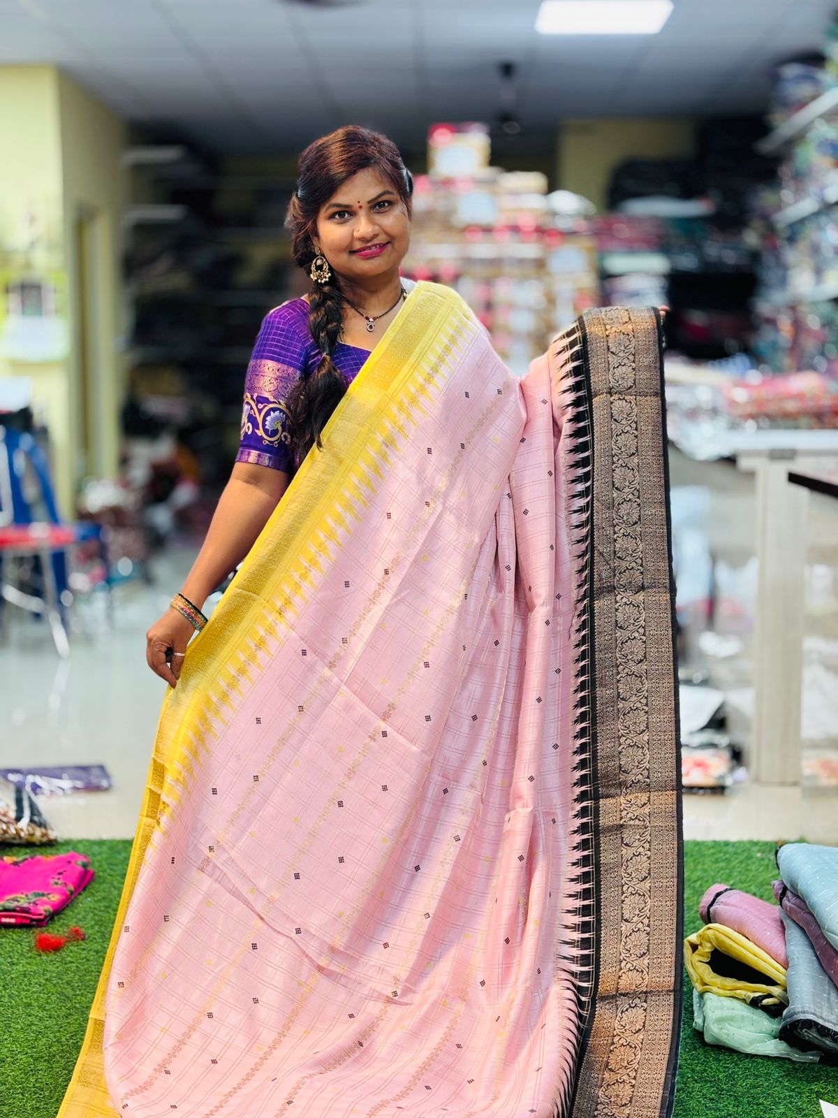 Chiffon Ganga Jamuna borders