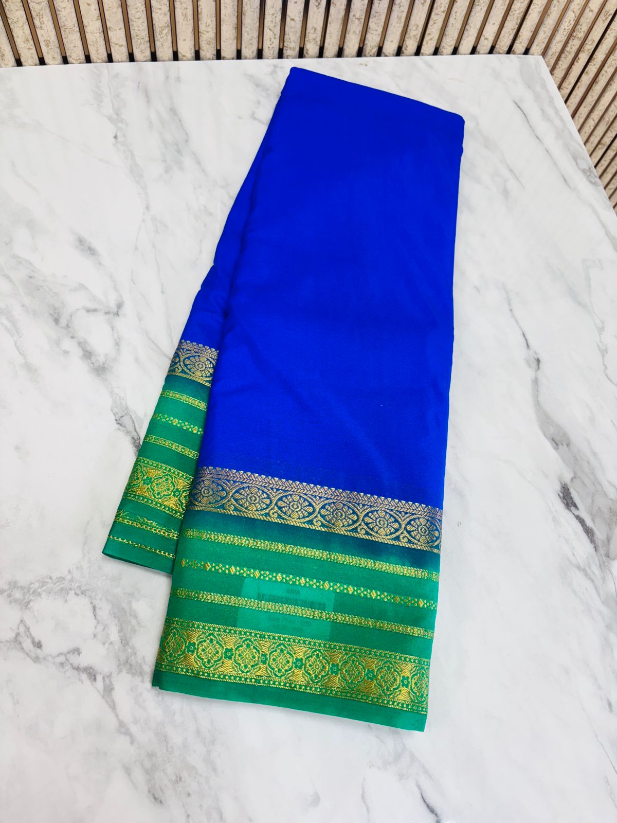 Semi Mysore Crepe Silk Sarees 7