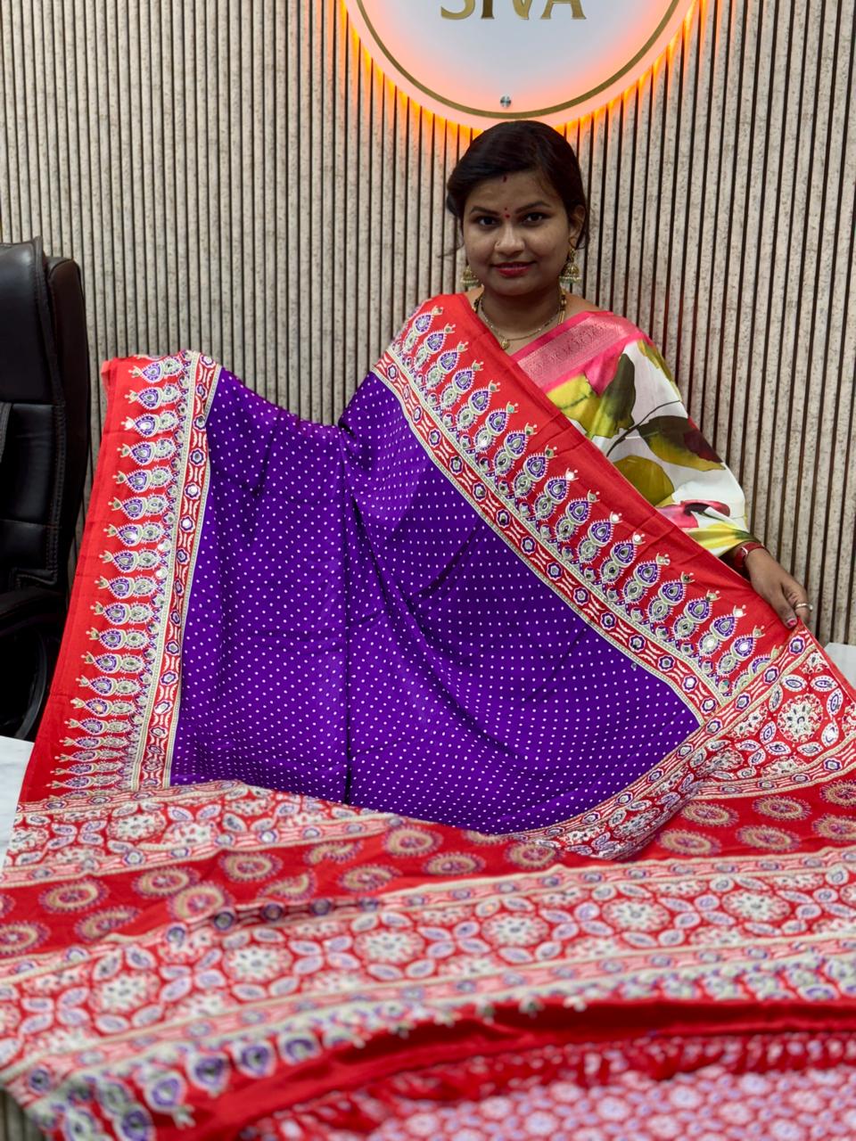 *5 days Prebook* Azrak Sarees in Crepe