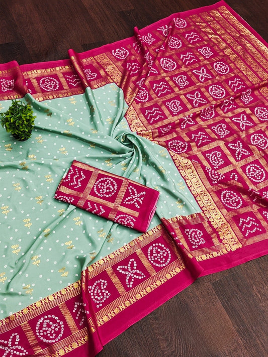 Bandej Crepe Silk Sarees