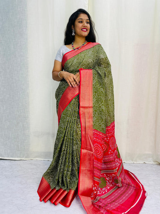 Dola Crepe Silk Saree