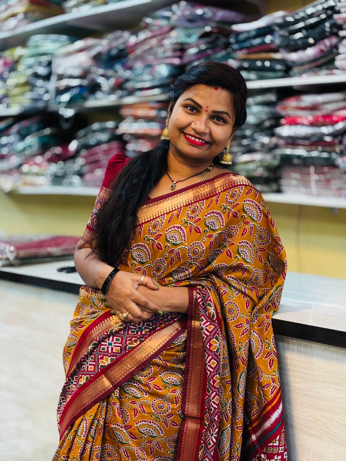 Semi Patola Pattu Saree