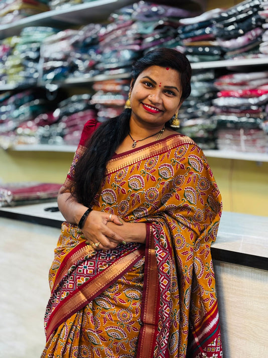 Semi Patola Pattu Saree