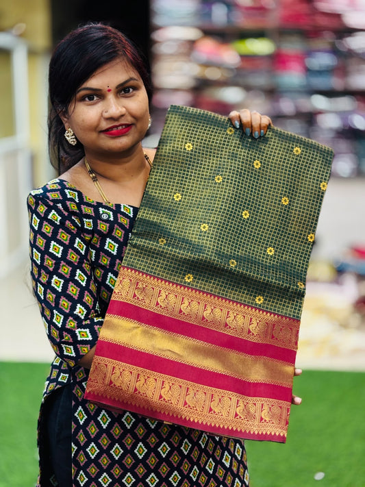 Semi Kanchi Pattu Sarees