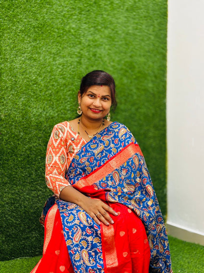 Banarasi Mangalagiri Saree