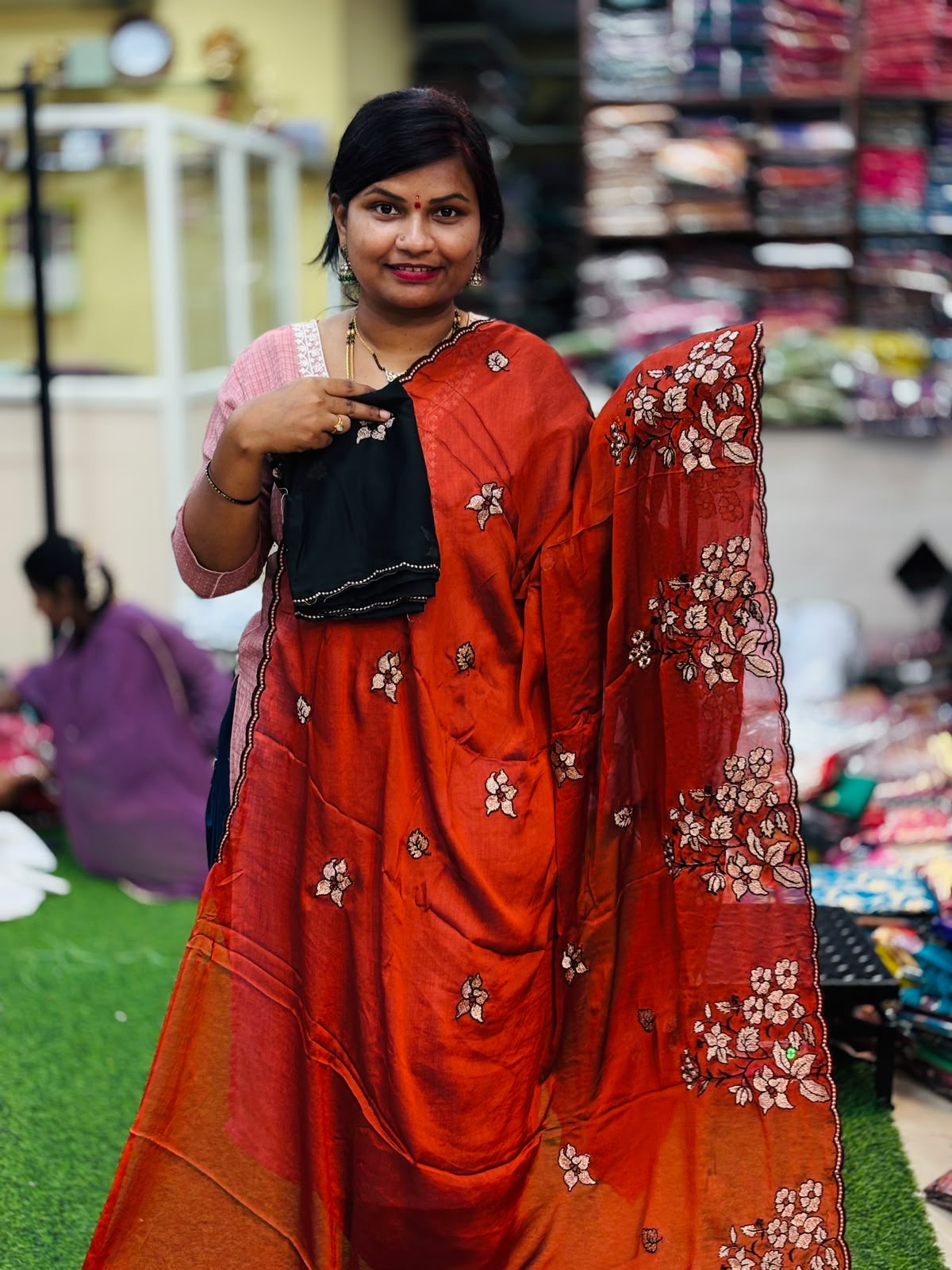 Designer rangoli sarees
