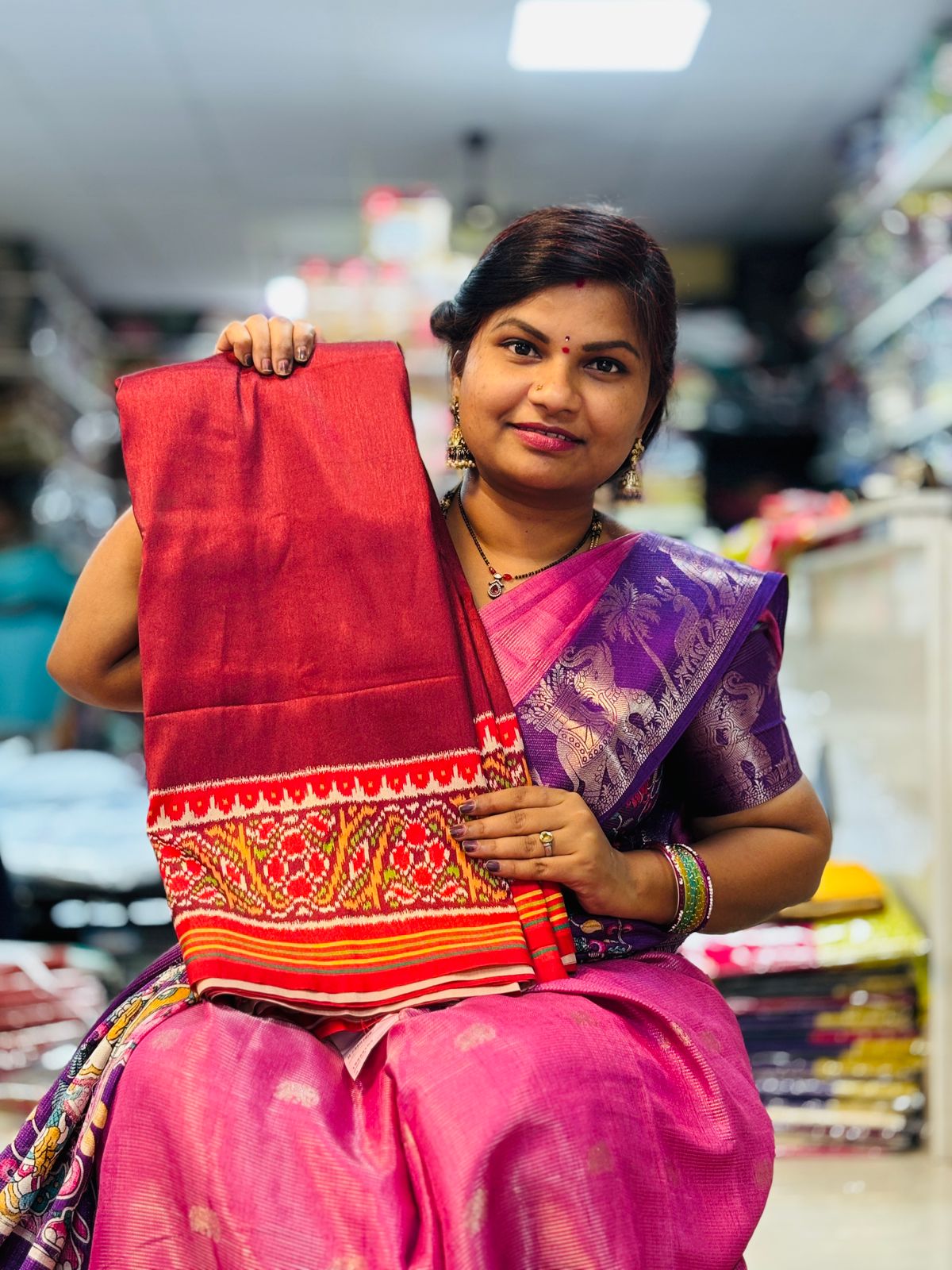 Premium spun Patola sarees