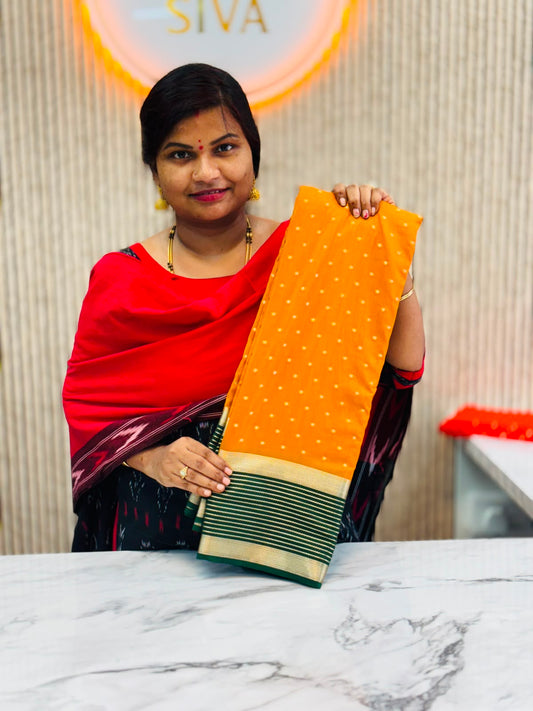 Semi Mysore Crepe Sarees