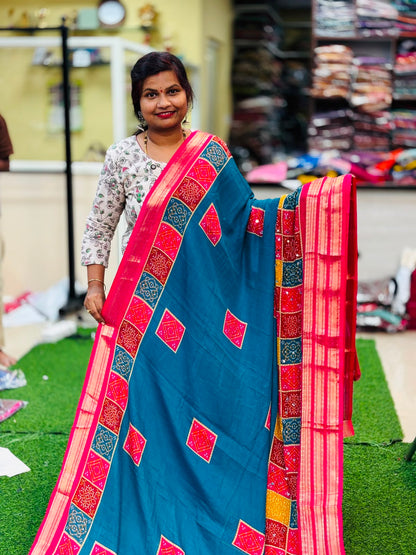 Azrak Georgette Sarees