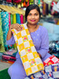 Lenin Checks Floweral Sarees