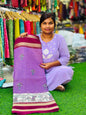 Brocade Pattu with weaving borders