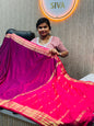 Semi Mysore crepe mange design