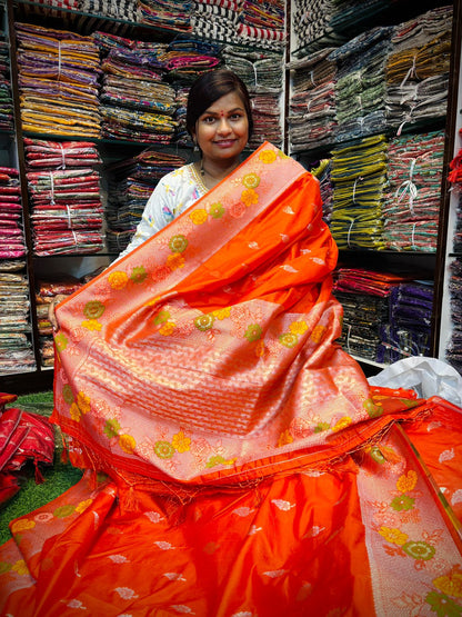 Banarasi pithani Meenakari Weavings