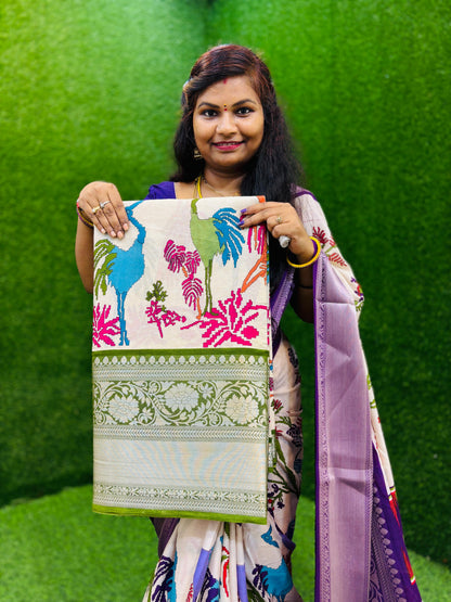 Madhubani Soft Silk