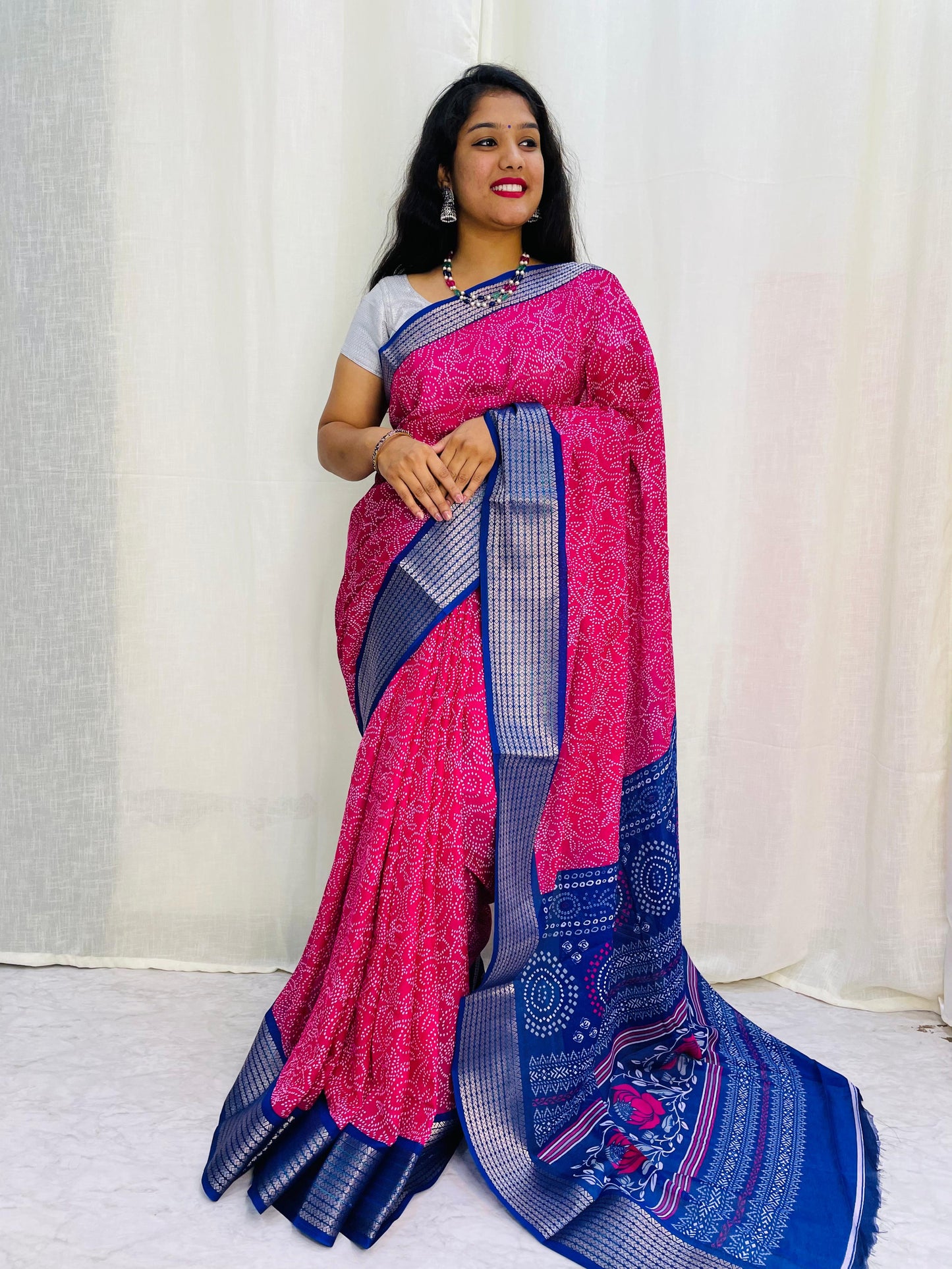 Dola Crepe Silk Saree