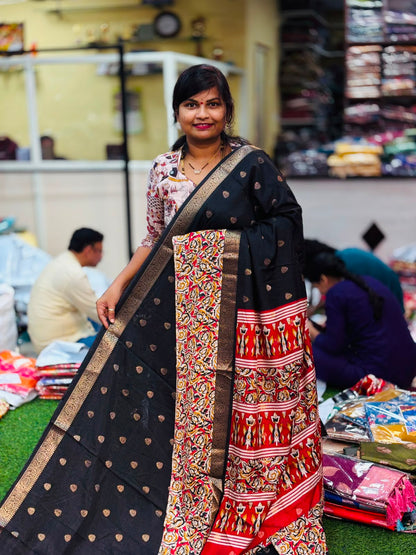 Kanchi Silk Sarees - Black