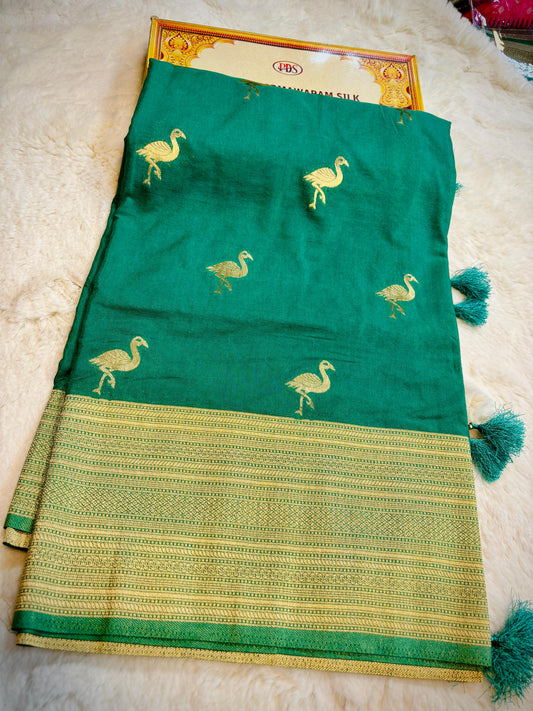 Raw Mango Pattu saree