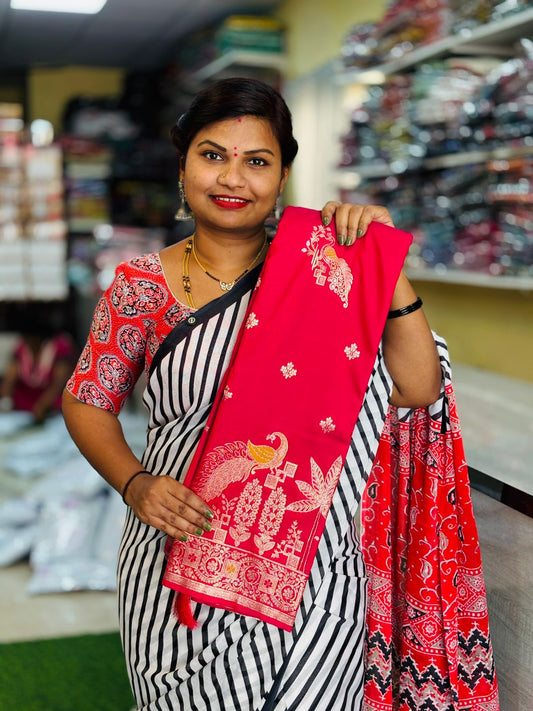 Meenakari Pattu Saree