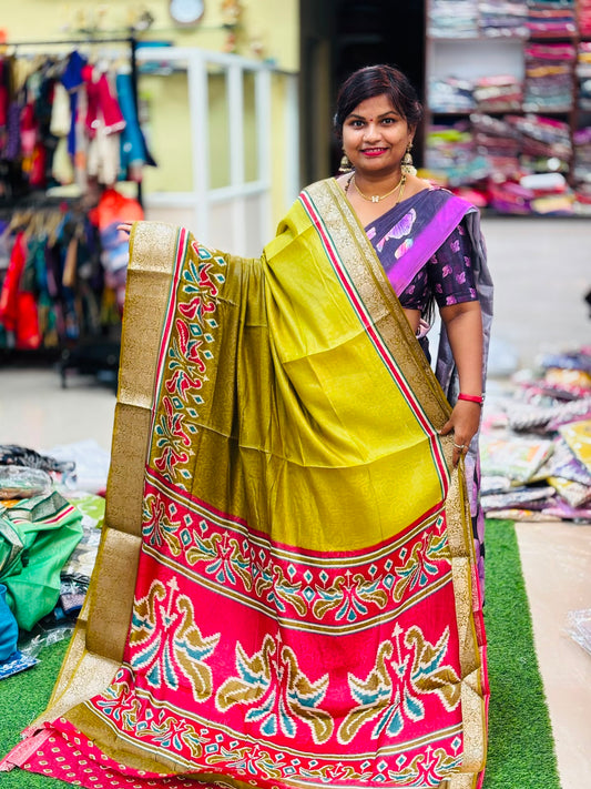 2d Brasso Pochampally Saree