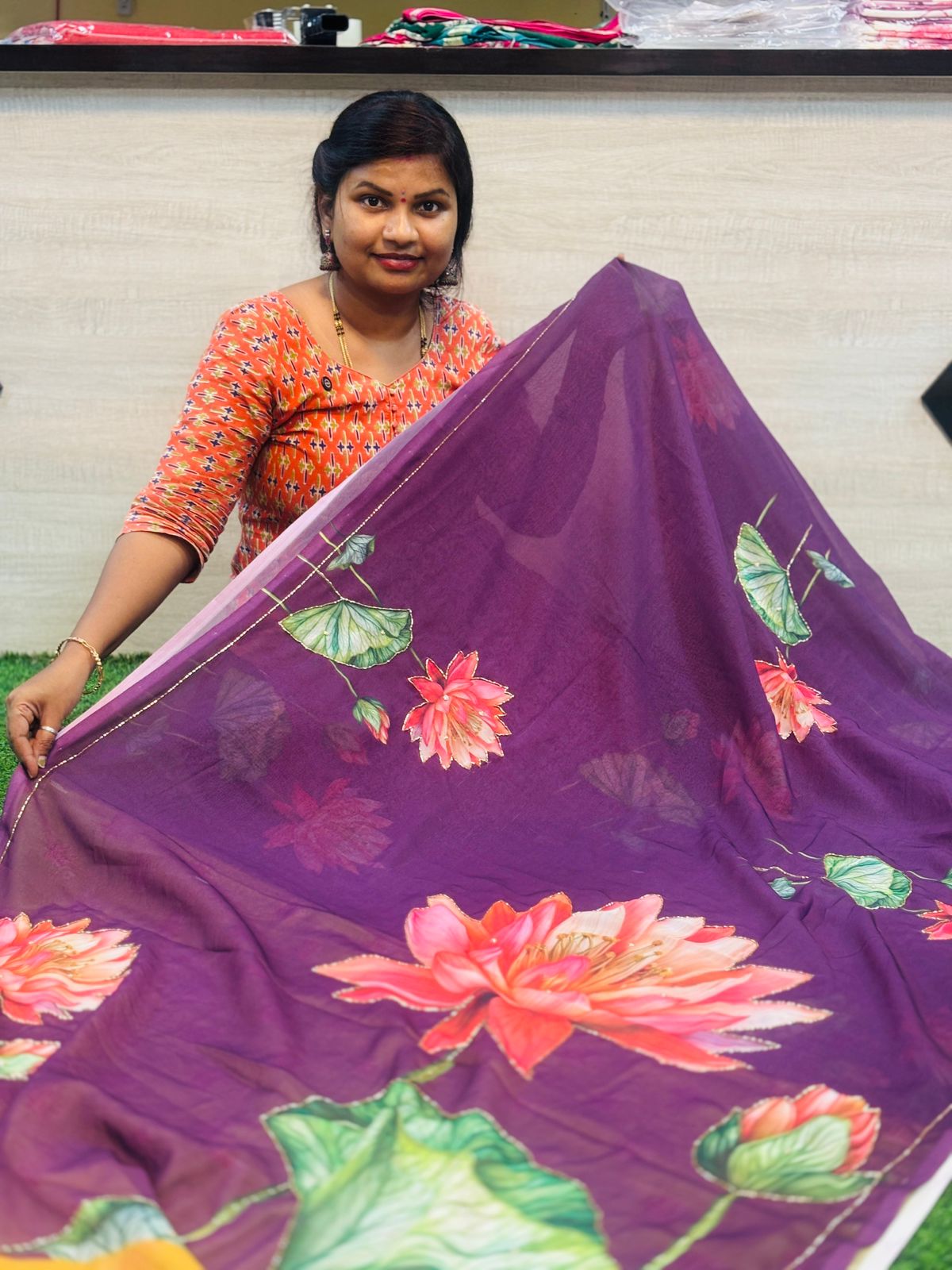 Sari Handwork Handwork Saree – Sarees by Siva