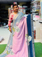 Ganga Jamuna Borders Crepe Silk