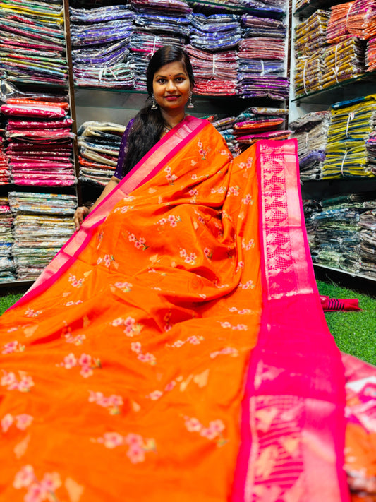 Crepe Banarasi Silk