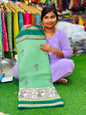 Brocade Pattu with weaving borders