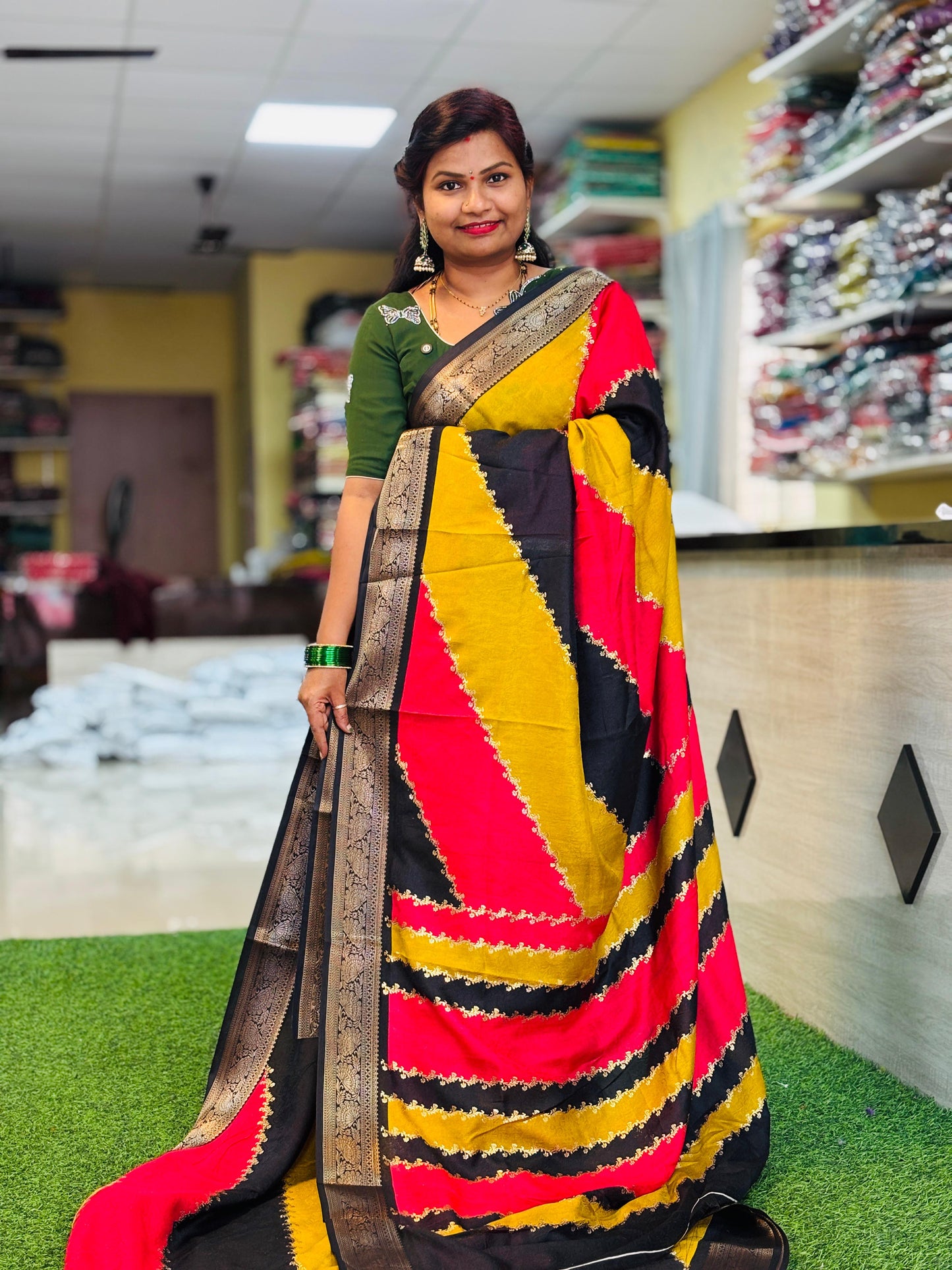 Multi Mashmellow Georgette