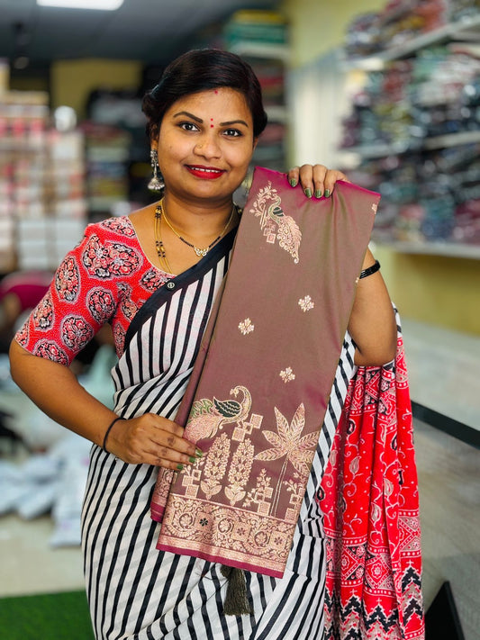 Meenakari Pattu Saree