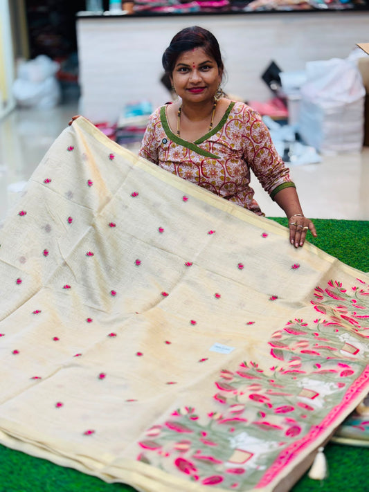 Handloom Lenin jamdani