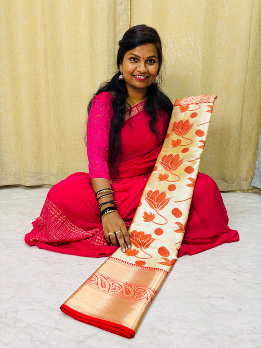 Banarasi tissue Pattu