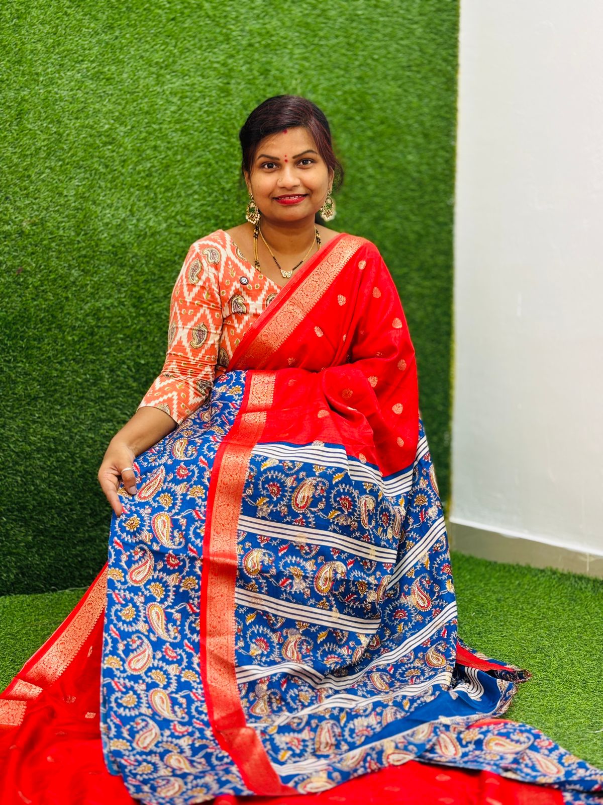 Banarasi Mangalagiri Saree