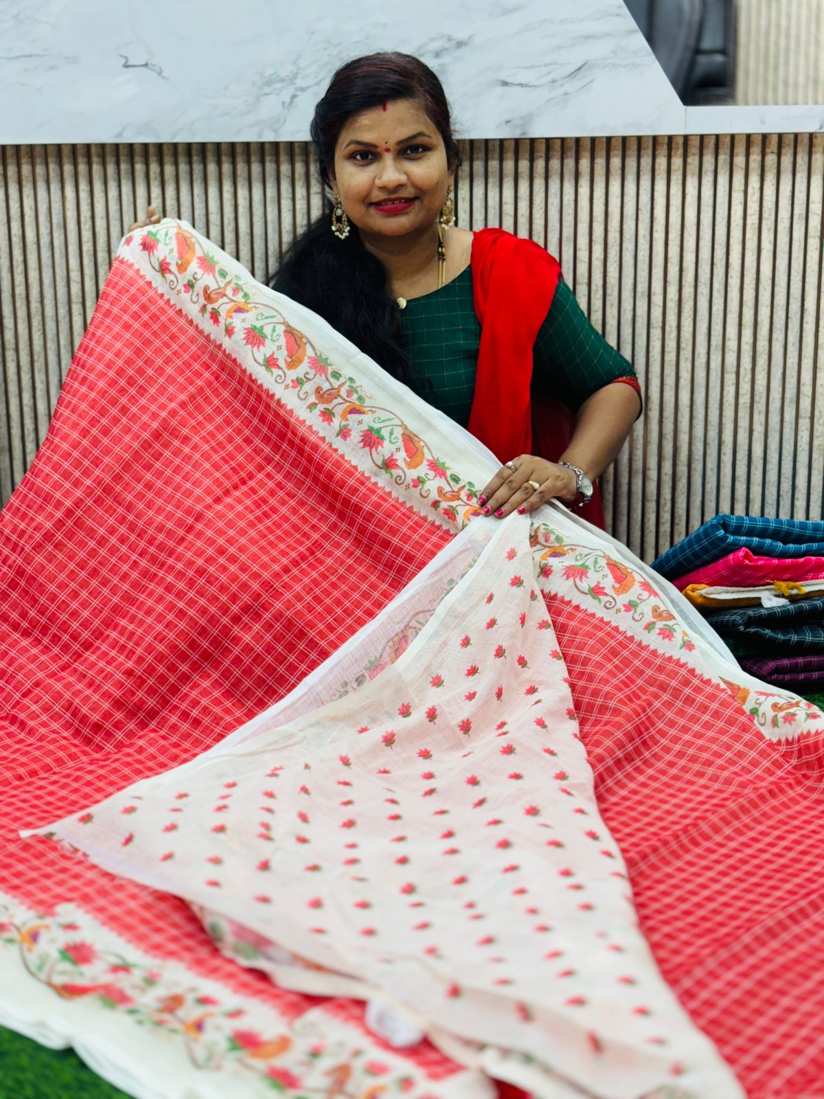 Chanderi Lenin cottons