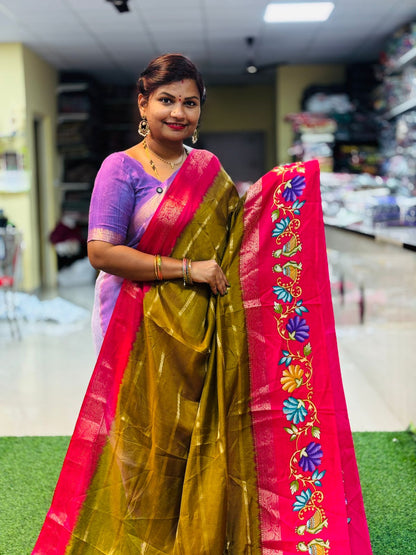 Thanjore Mangalagiri Kanchi Silk