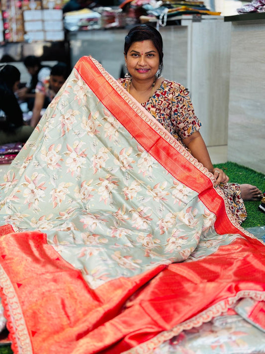 Moonga Crepe Digital Silk