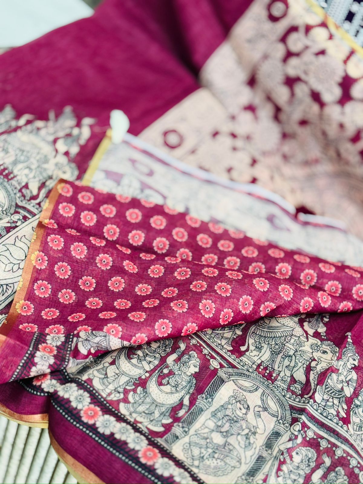 Kalamkari Madhubani Sarees