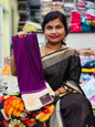 Semi Mysore crepe saree