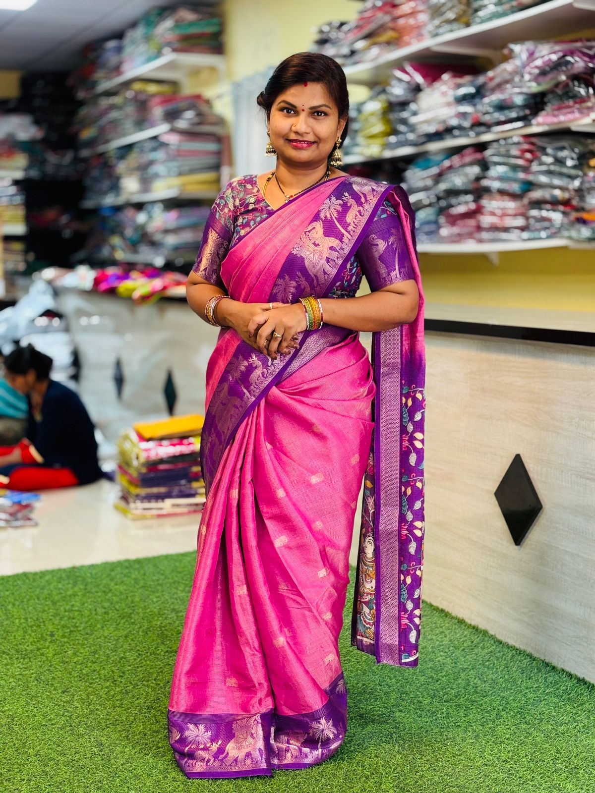 Uppada tissue Pattu silk