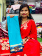 Semi Mysore crepe sarees