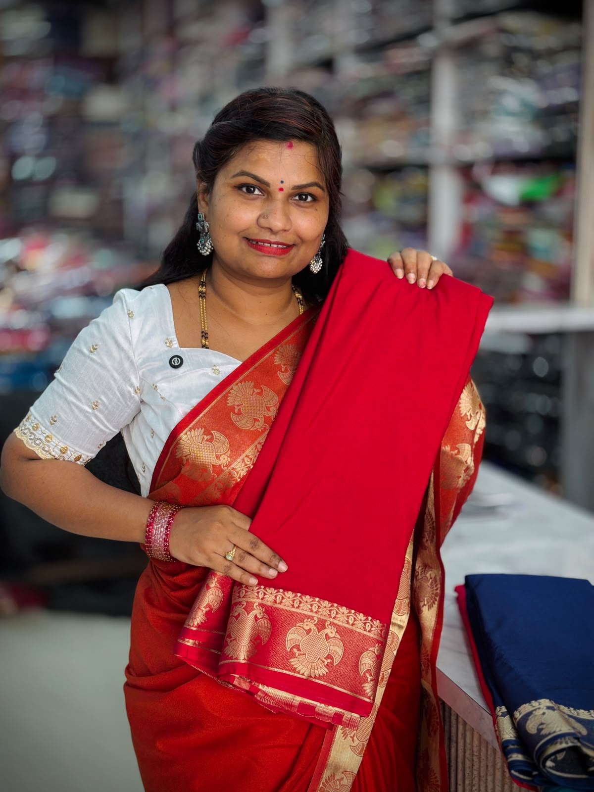 Semi Mysore Georgette Crepe Sarees Maroon