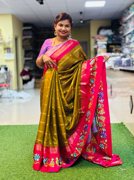 Thanjore Mangalagiri Kanchi Silk