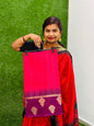 Semi Gadwal Pattern Soft Silk