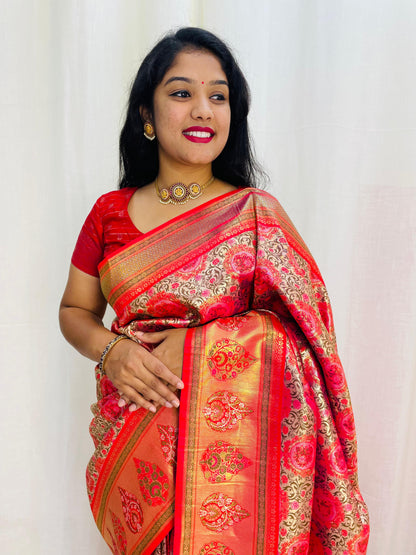 సెమీ కంచి పట్టు