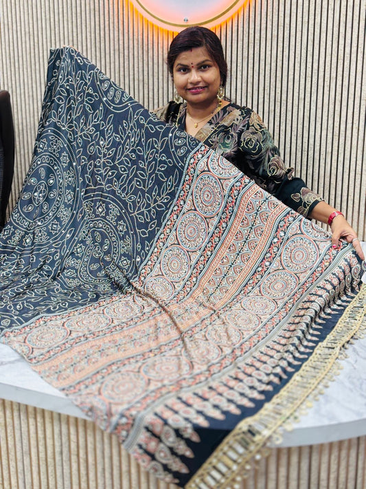 Premium Azrak Model Silk Saree