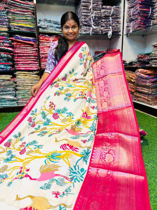 Madhubani Soft Silk