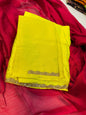 Yellow Georgette Lace Borders
